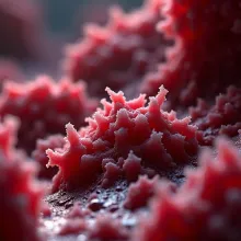 live microscopy of biostructure “clots”