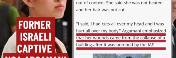 Noa Argamani declares she was not hit by her captives as the Zionist media distorted her testimony